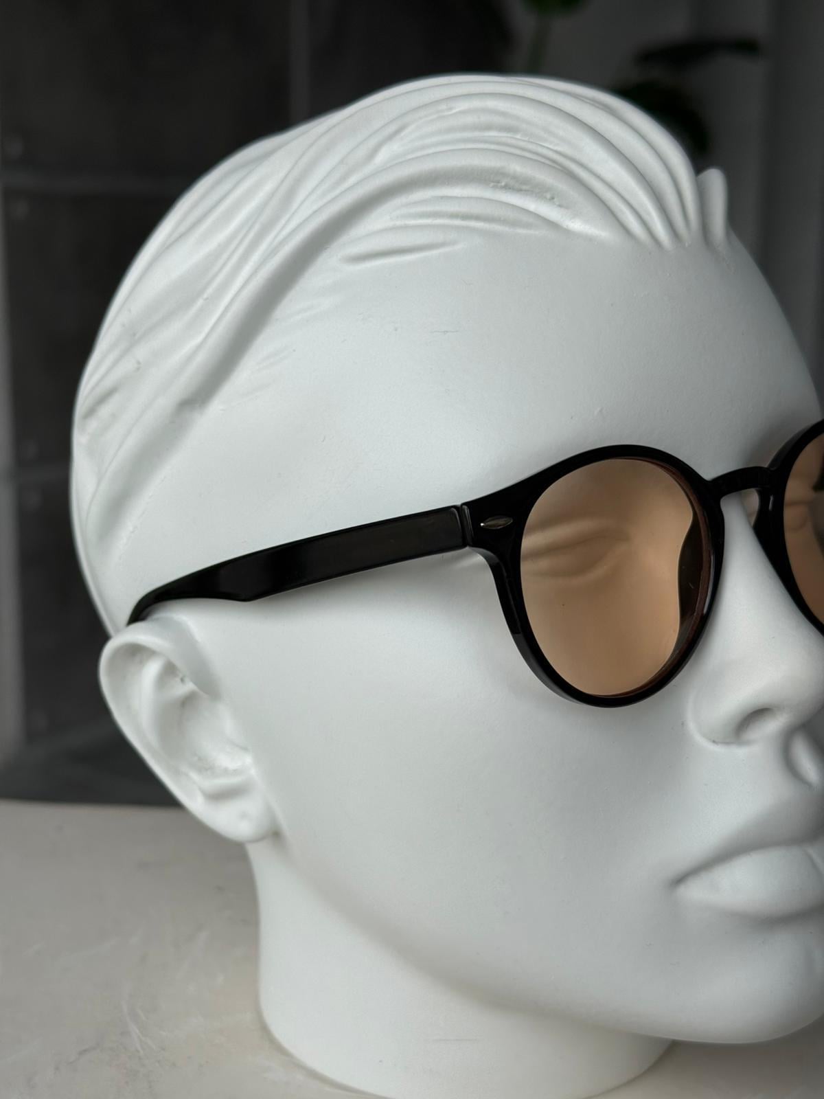 Clear Lens Black Frame Sunglasses