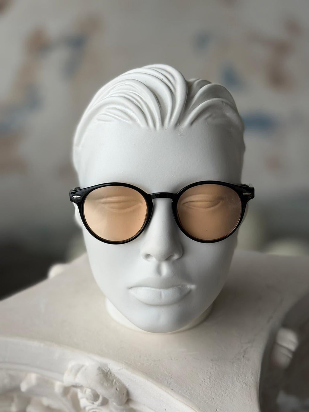 Clear Lens Black Frame Sunglasses