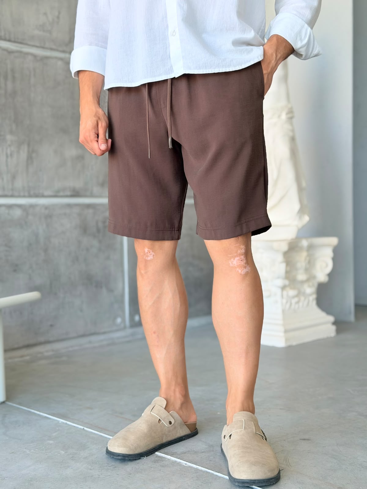 Modal Shorts - Brown