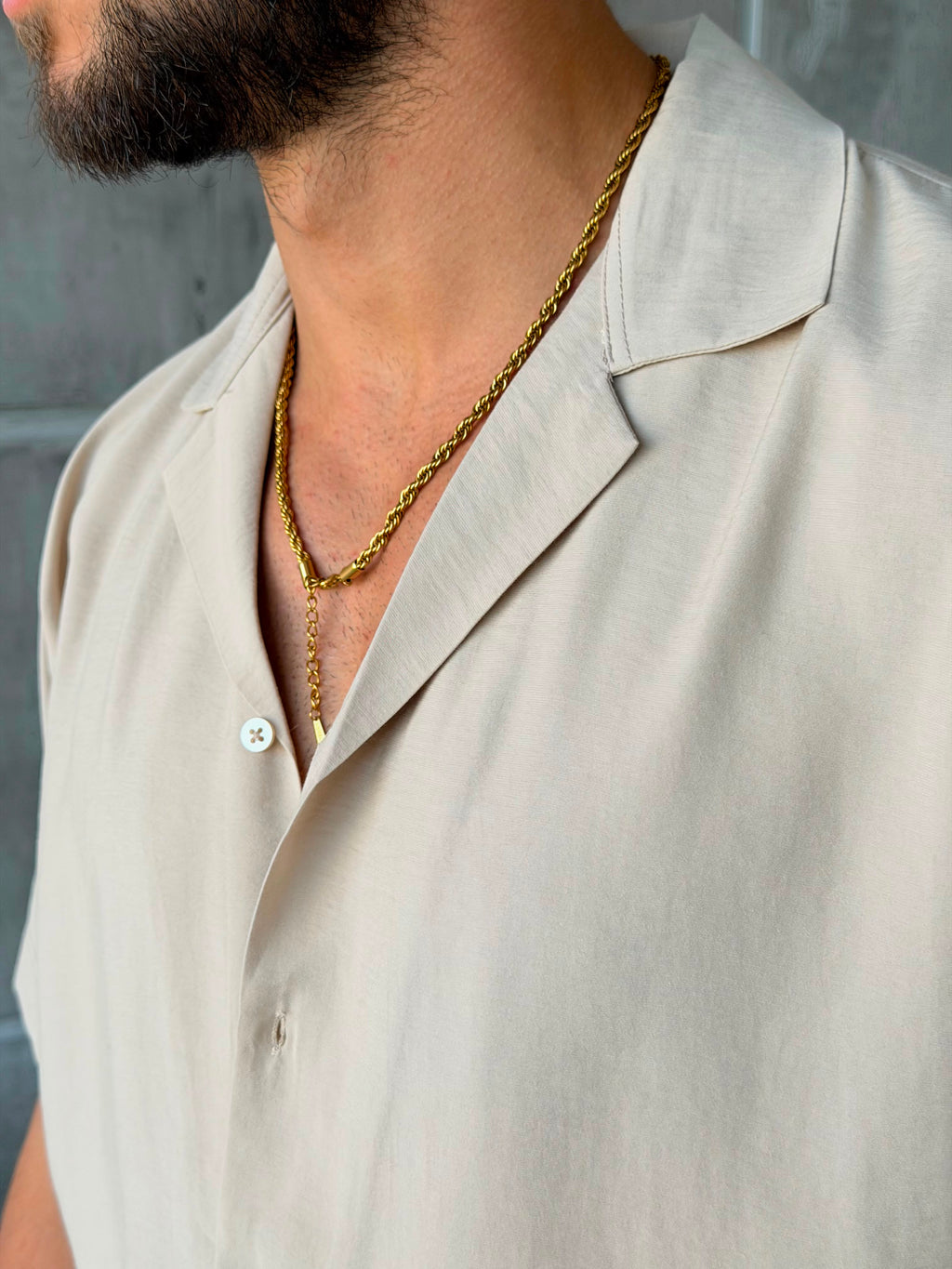 Shirt Modal Oversize - Cream