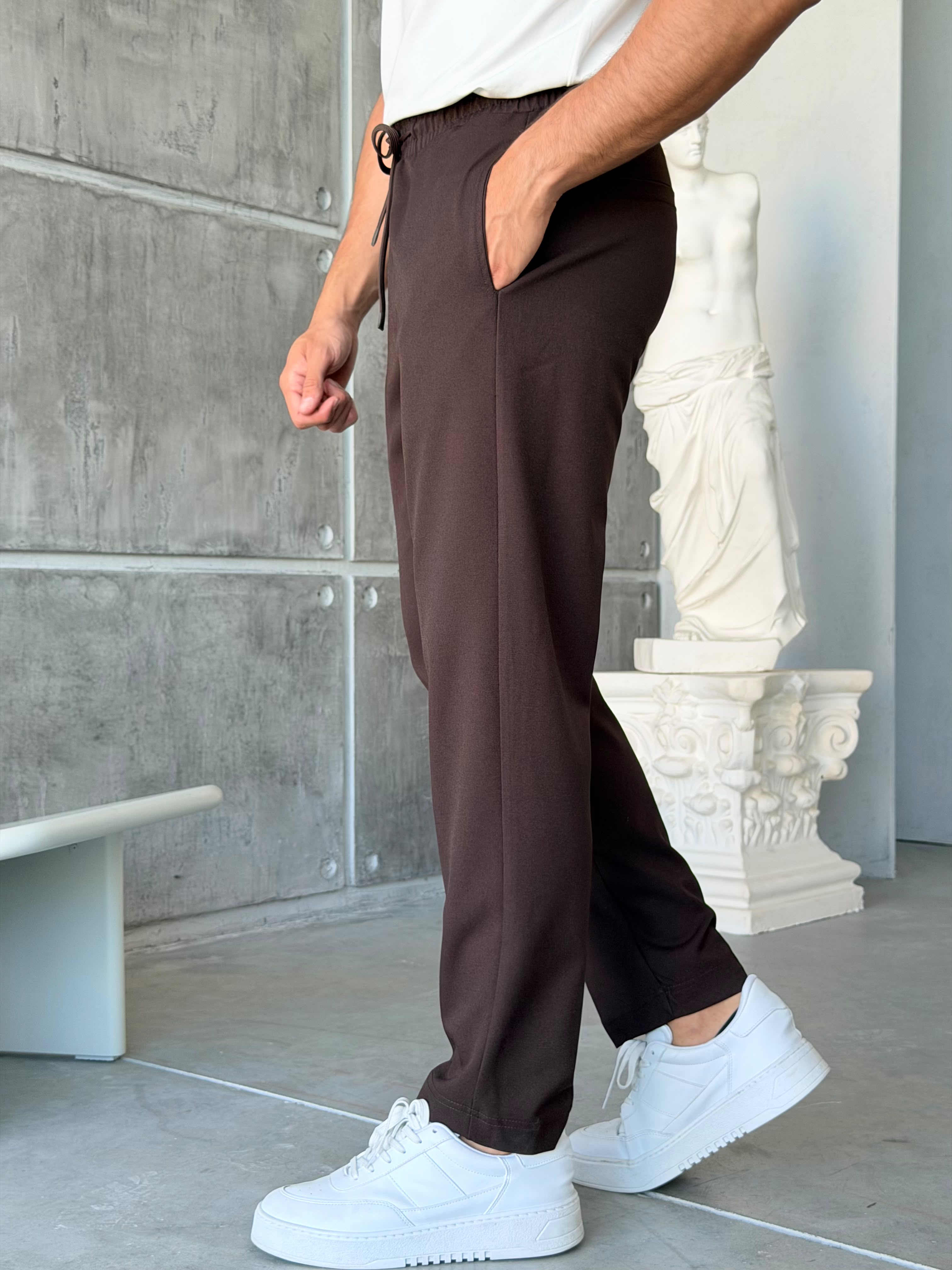 Jogger Pants - Brown