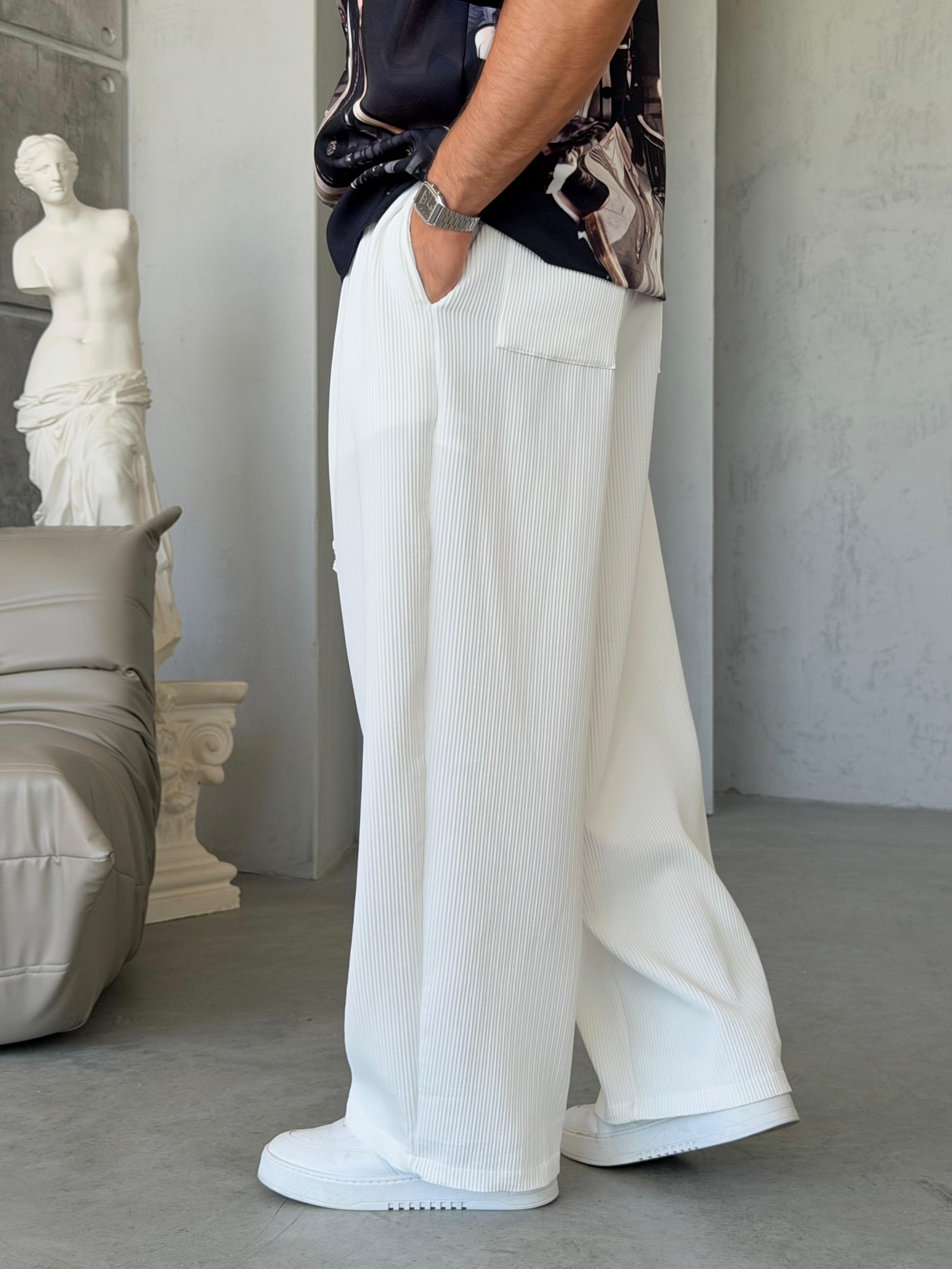 Ottoman Pants – White