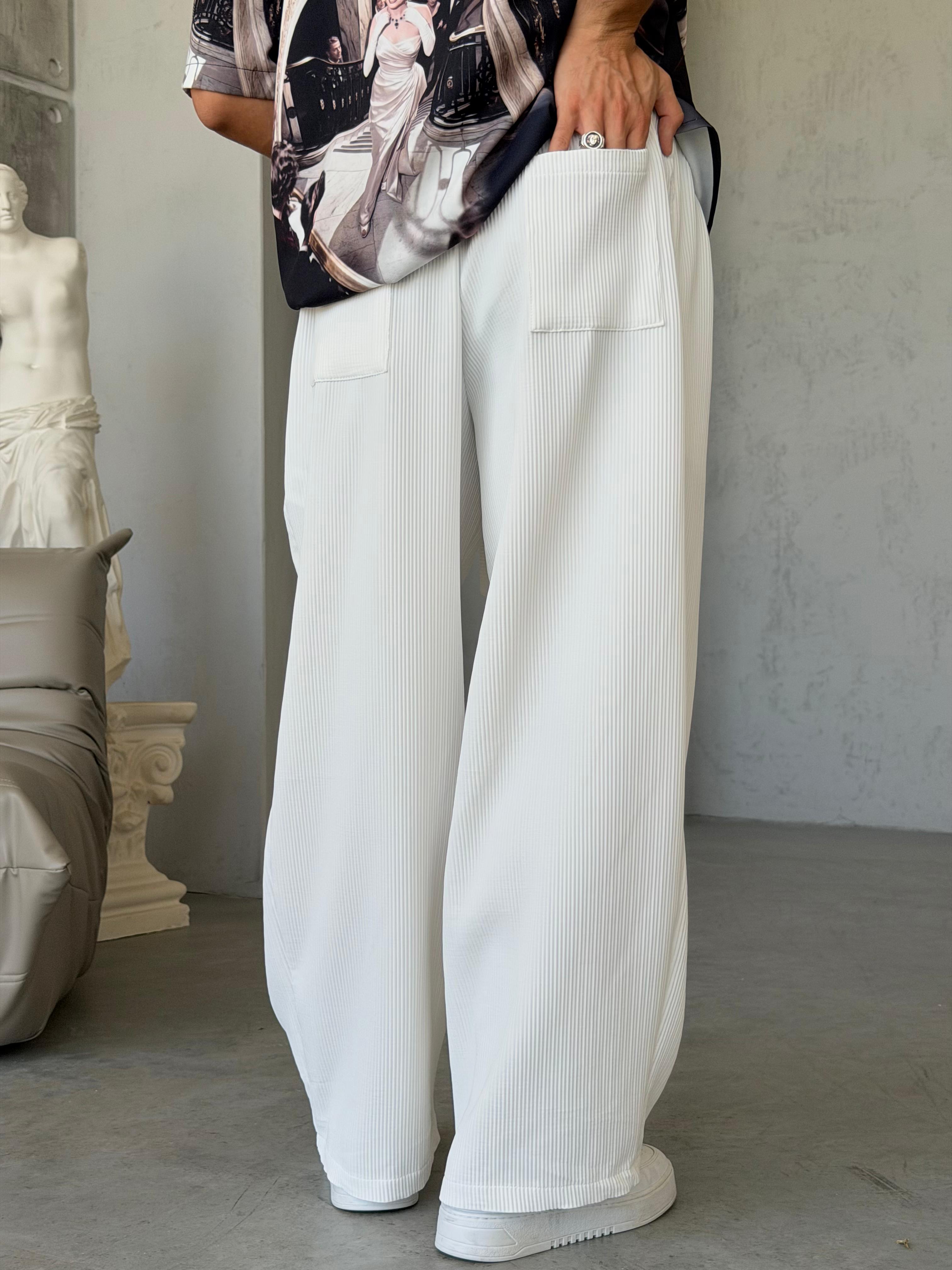 Ottoman Pants – White