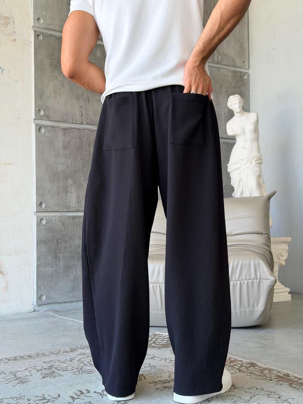 Ottoman Pants – Black