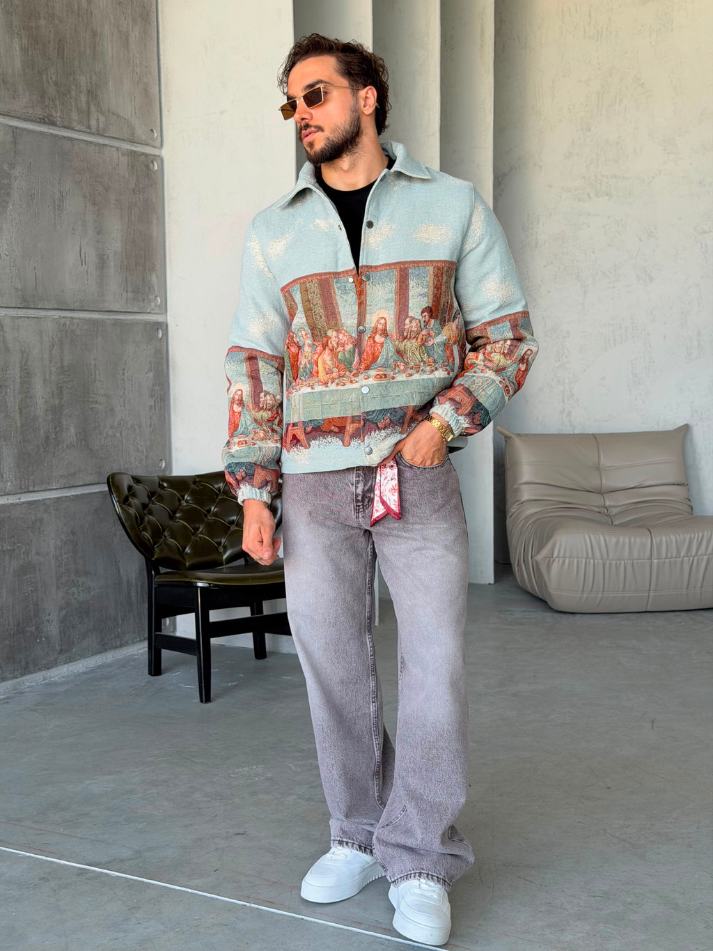 Renaissance Pattern Premium Lined Jacket