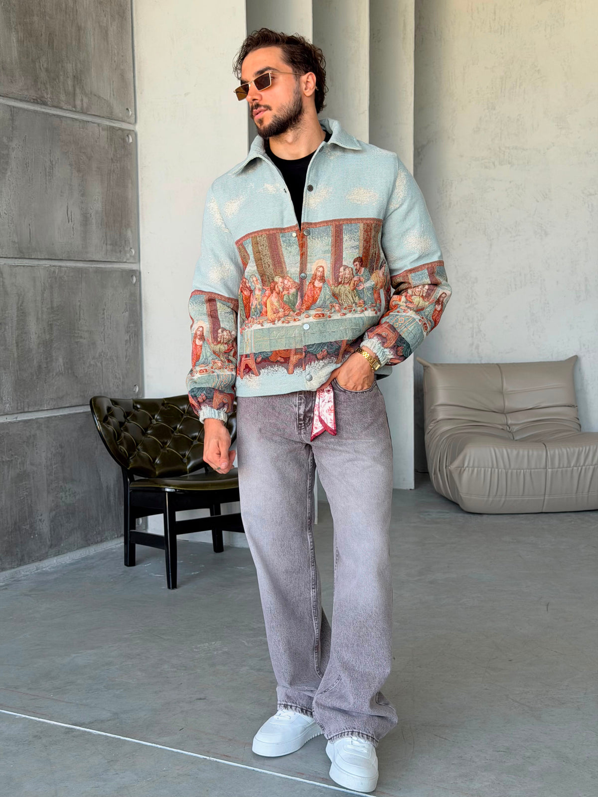 Renaissance Pattern Premium Lined Jacket