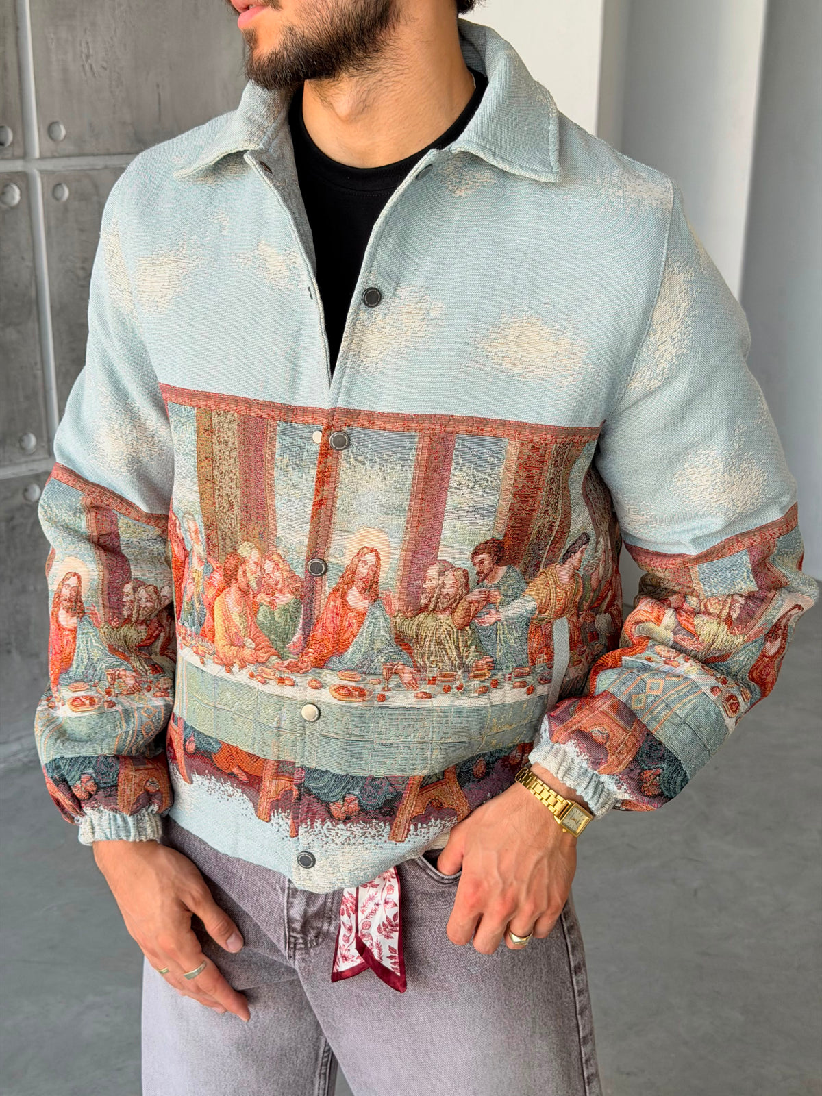 Renaissance Pattern Premium Lined Jacket