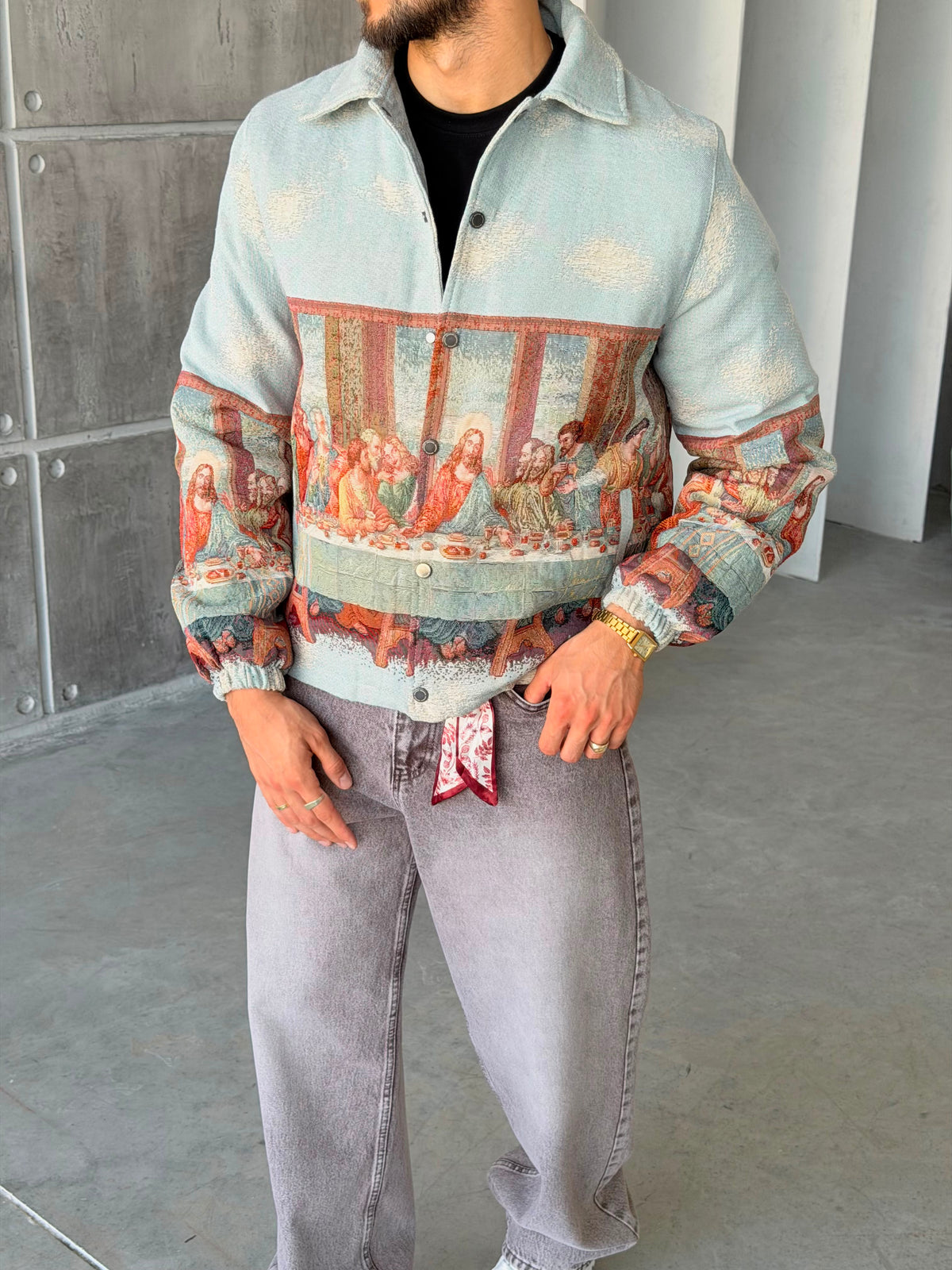 Renaissance Pattern Premium Lined Jacket