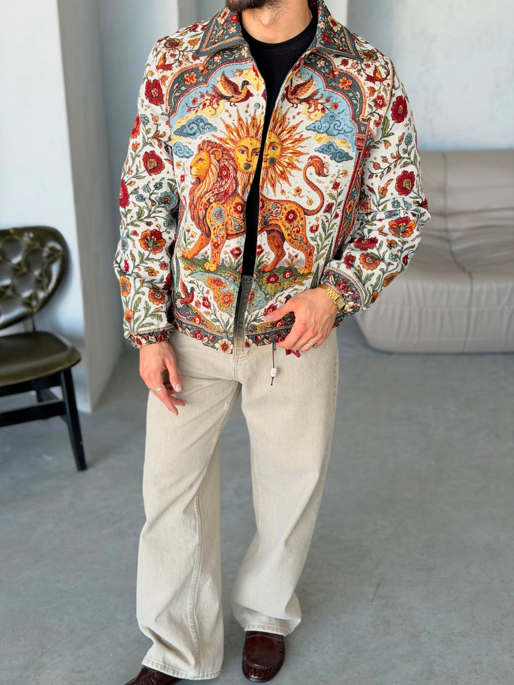 King Pattern Premium Lined Jacket