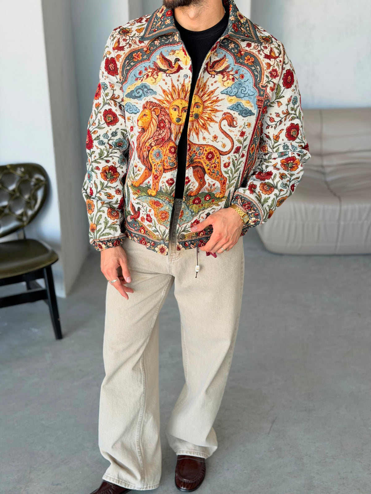 King Pattern Premium Lined Jacket