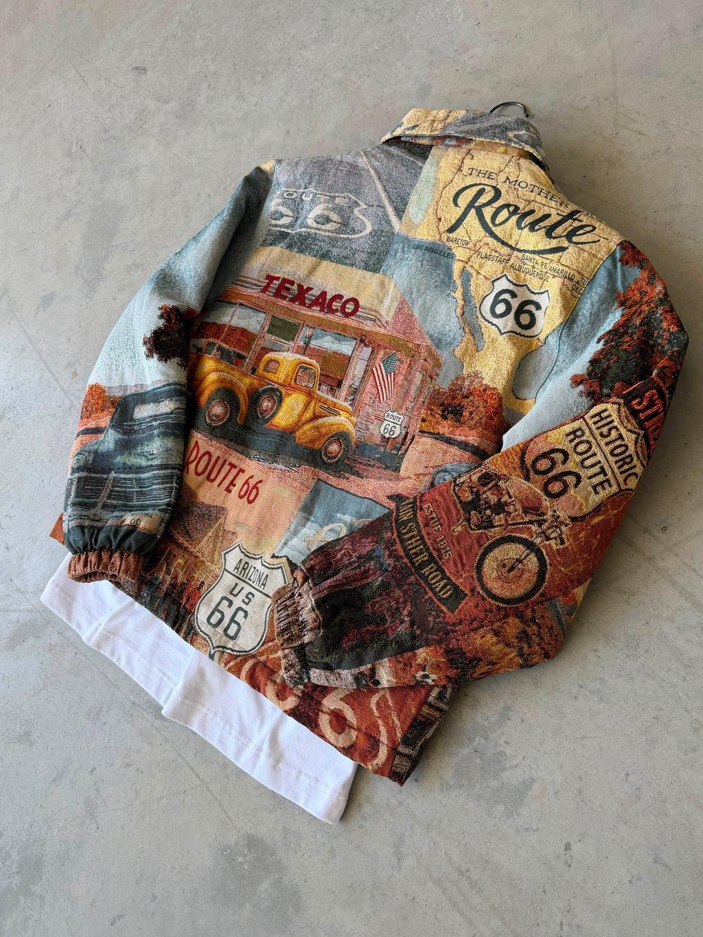 Road Trip Pattern Premium Lined Jacket