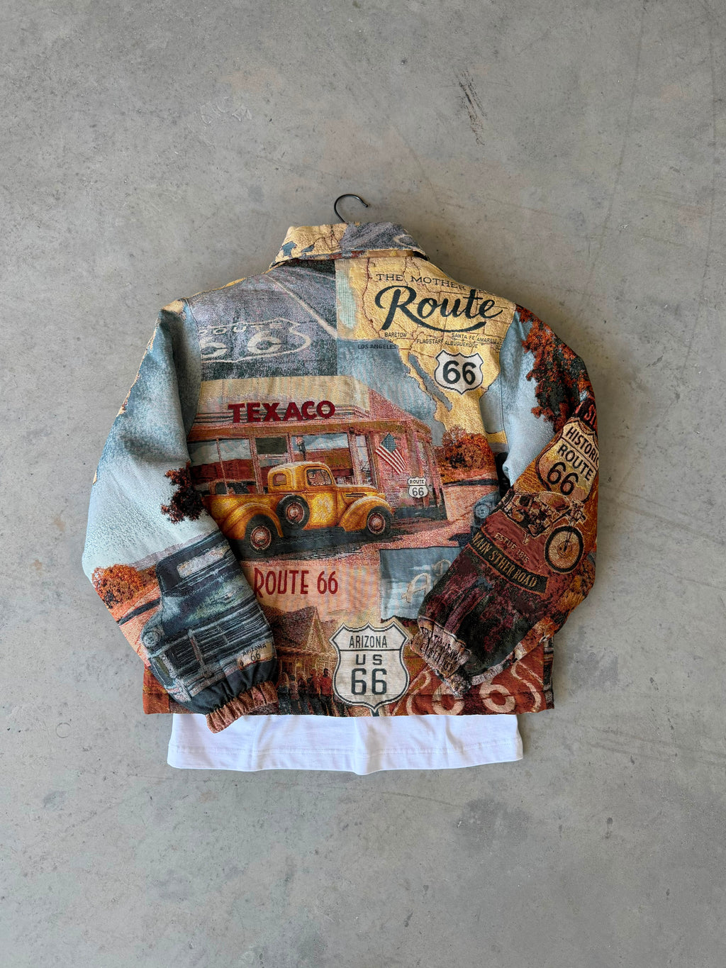 Road Trip Pattern Premium Lined Jacket
