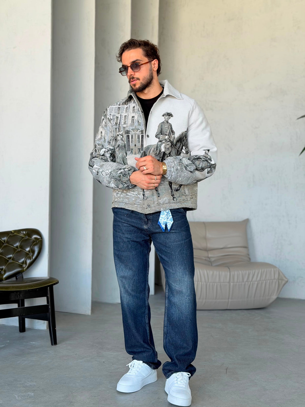 Colomp Pattern Premium Lined Jacket