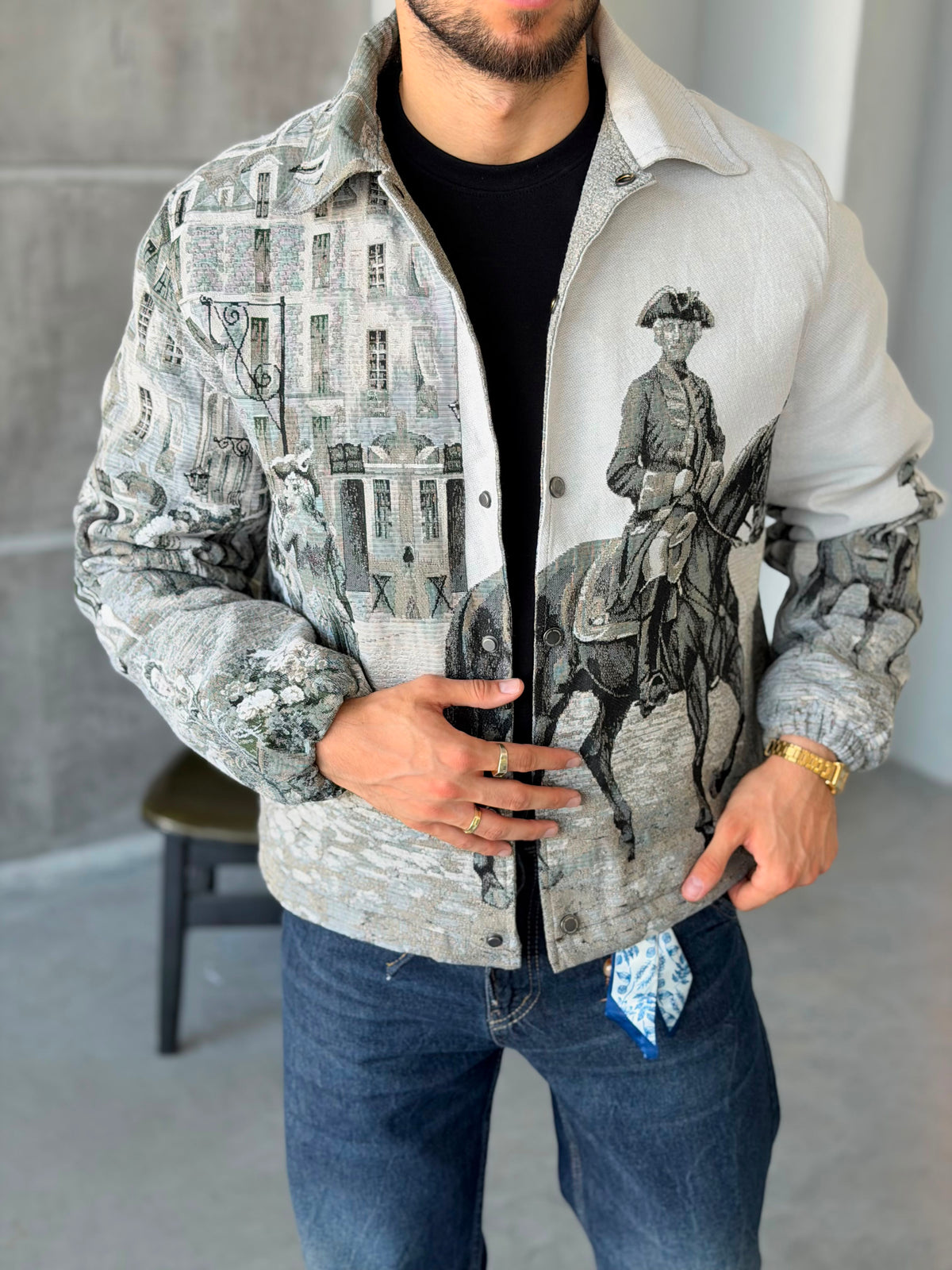 Colomp Pattern Premium Lined Jacket