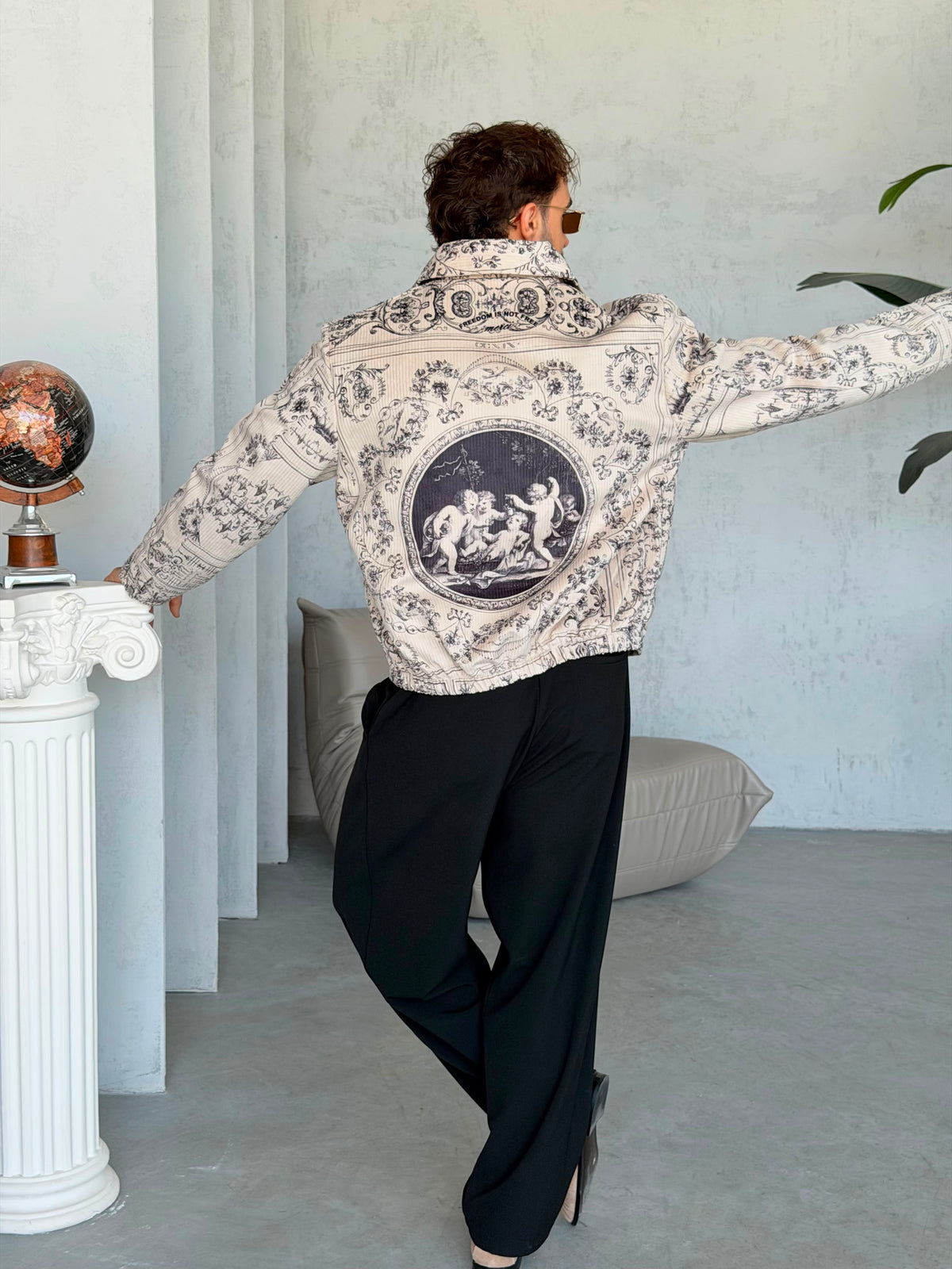 ANGEL Premium Printed Zip Jacket