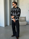 Baklava Knit – Black Gri