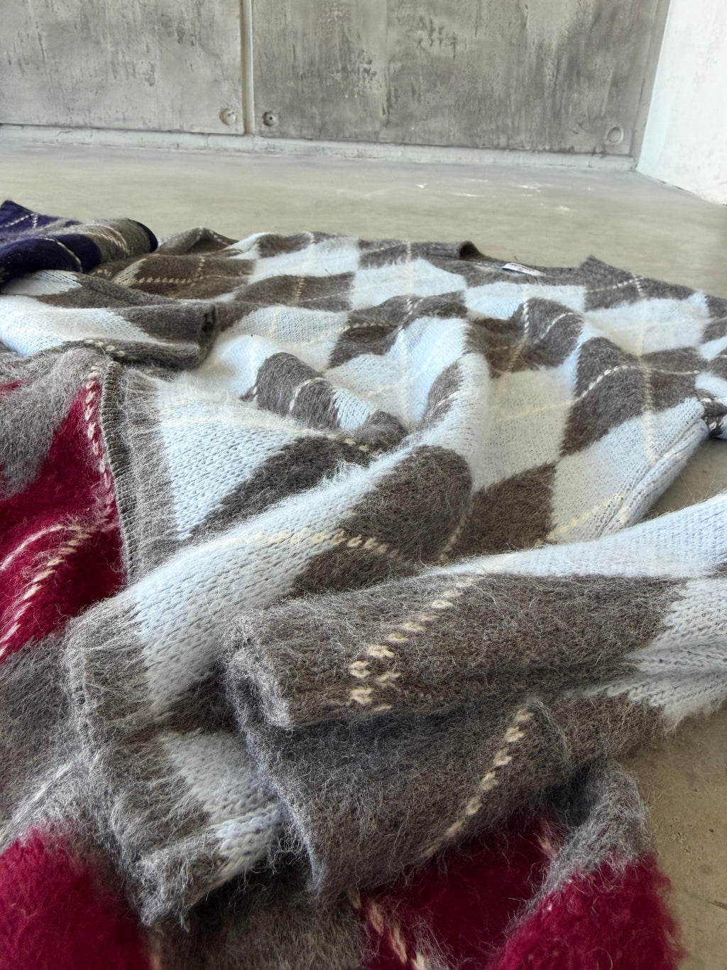 Baklava Knit – Baby Blue Grey