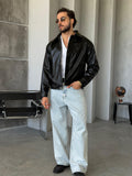 Old Money Leather Jacket – Black