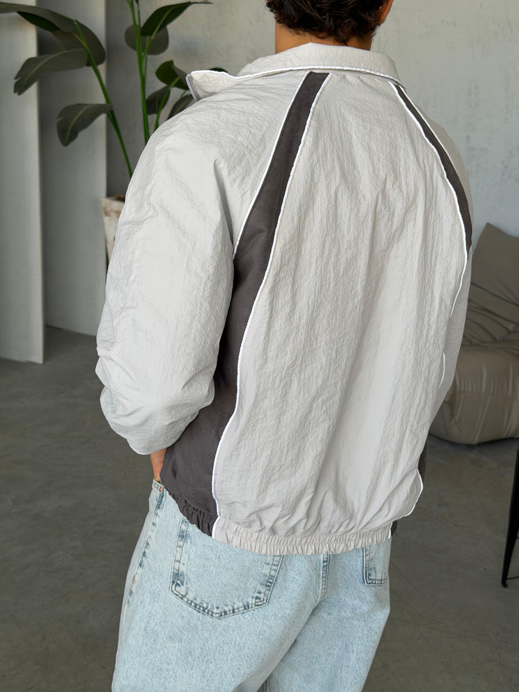 Monaco Stripe Zip Jacket – ICE GRI