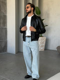 Soft Leather Jacket – BLACK