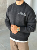 Art Life Written Knit Sweater