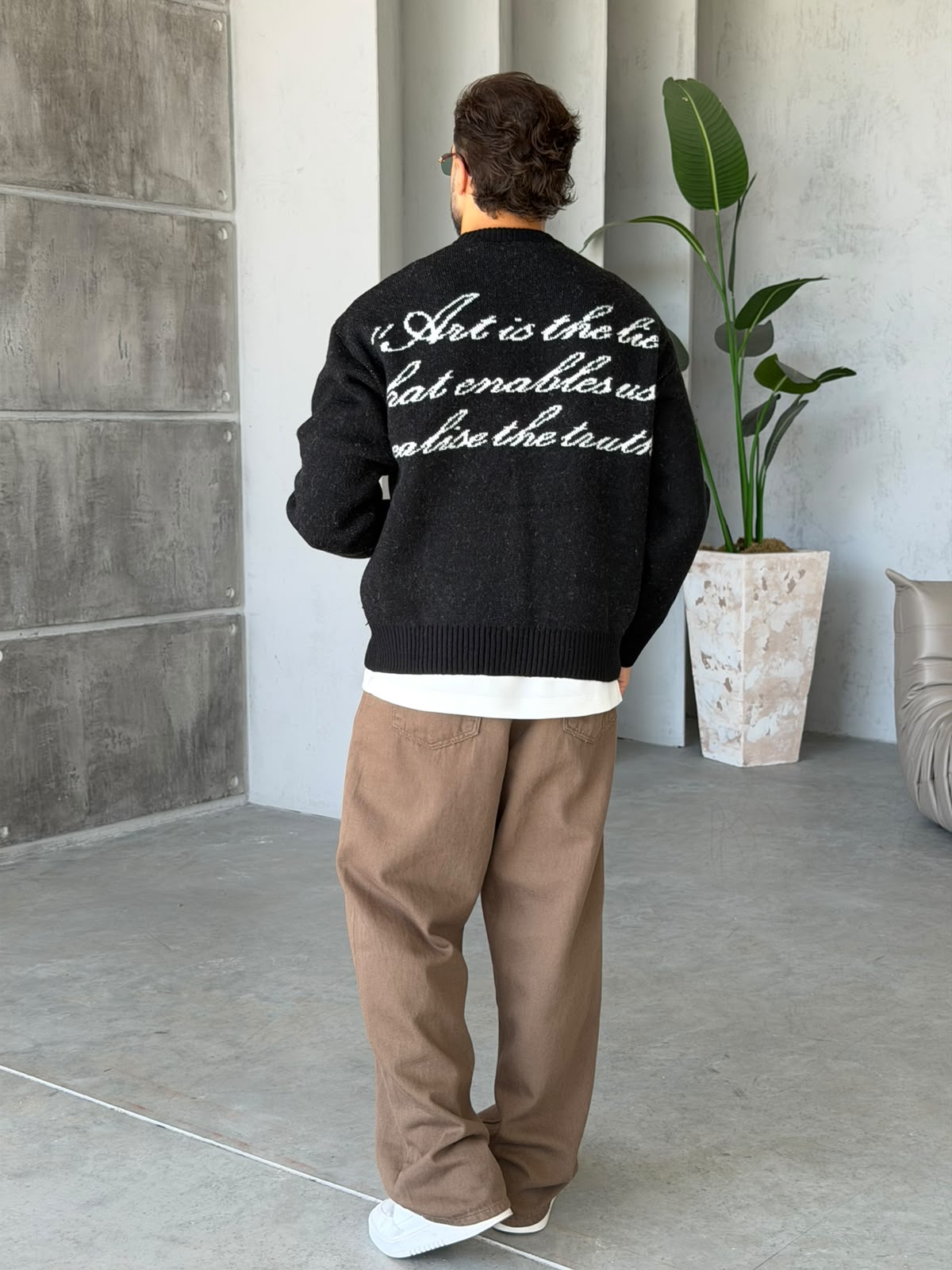 Art Life Written Knit Sweater