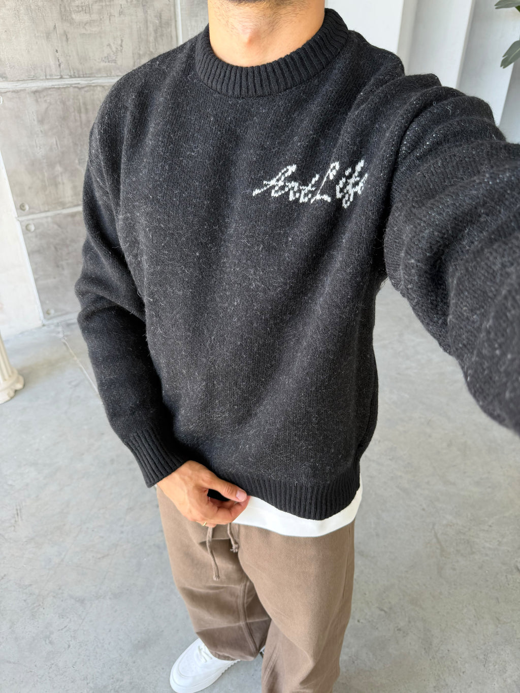 Art Life Written Knit Sweater