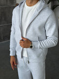 Double Face Tracksuit Set – Gri