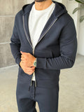 Double Face Tracksuit Set – Navy