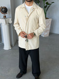 Tech Fabric Trench Jacket – Cream