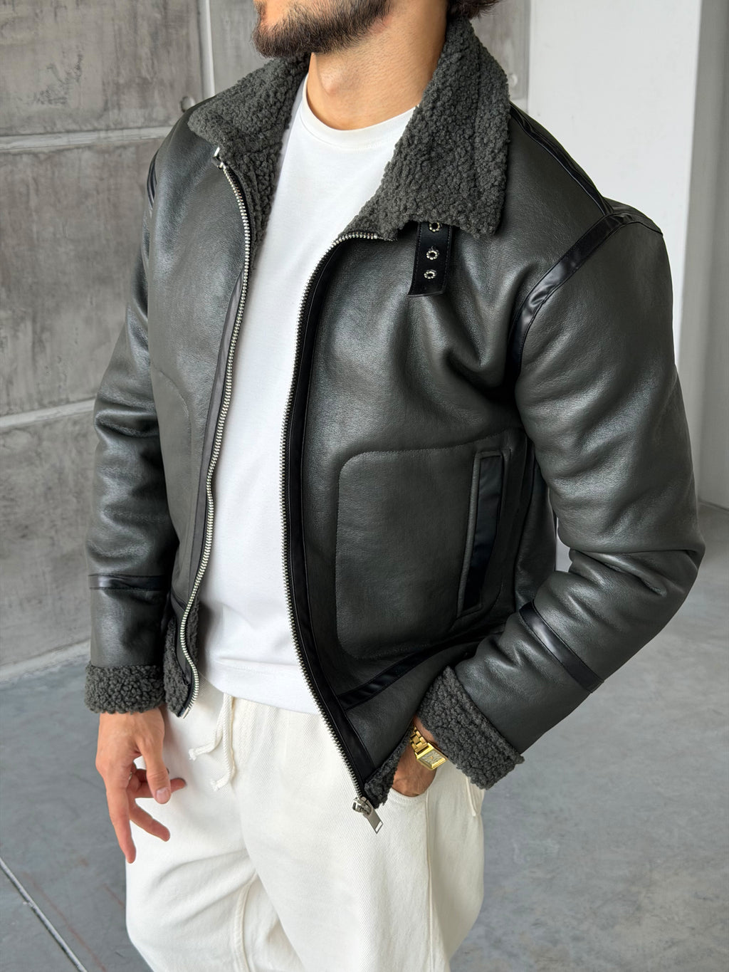 Vintage Pilot Jacket – Khaki