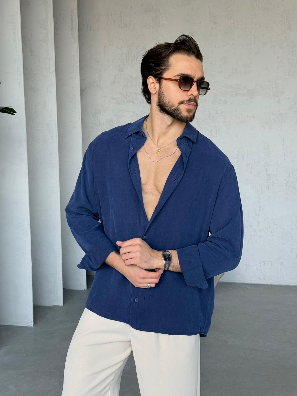 Shirt Modal - Navy | GML.01