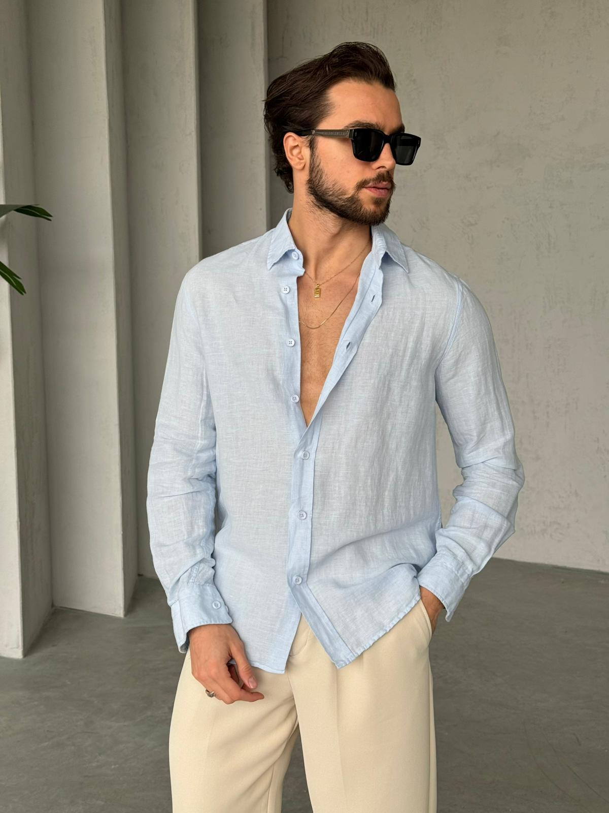 Premium Cotton Linen Shirt – Baby | GML.04