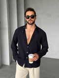 Fresh Linen Shirt - Black | GML.05