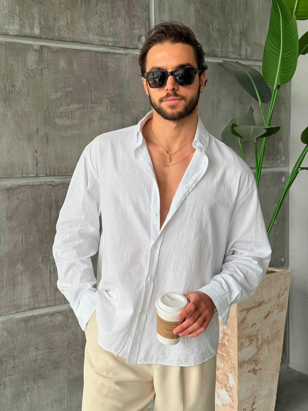 Fresh Linen Shirt - White | GML.05