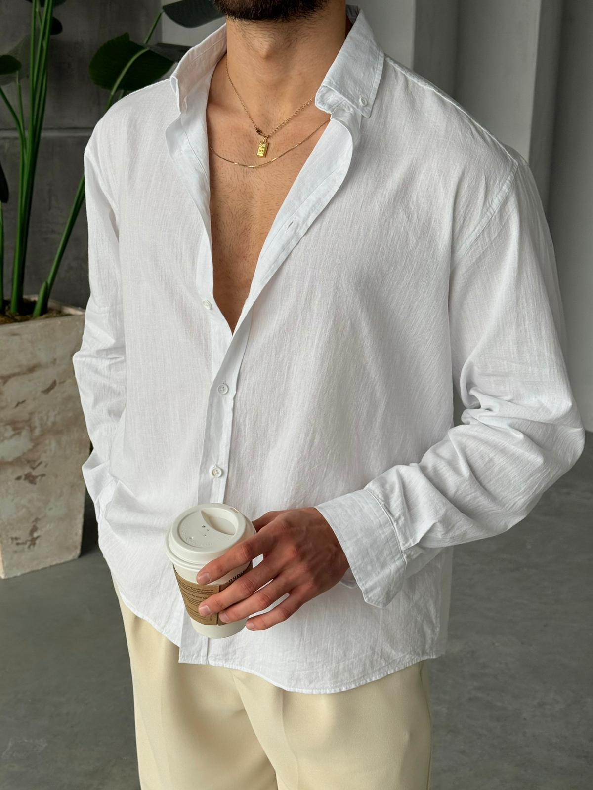 Fresh Linen Shirt - White | GML.05