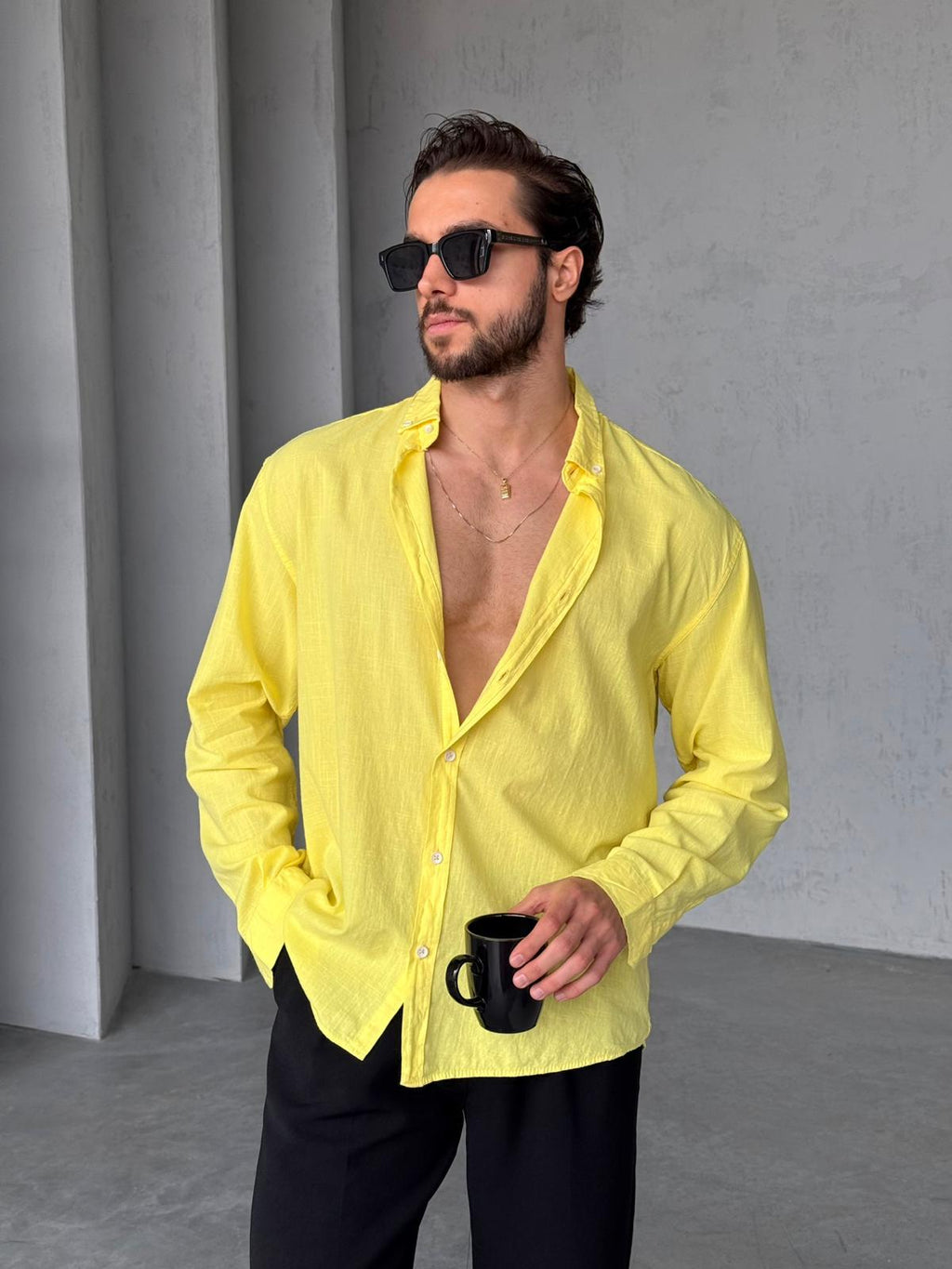 Fresh Linen Shirt - Yellow | GML.05