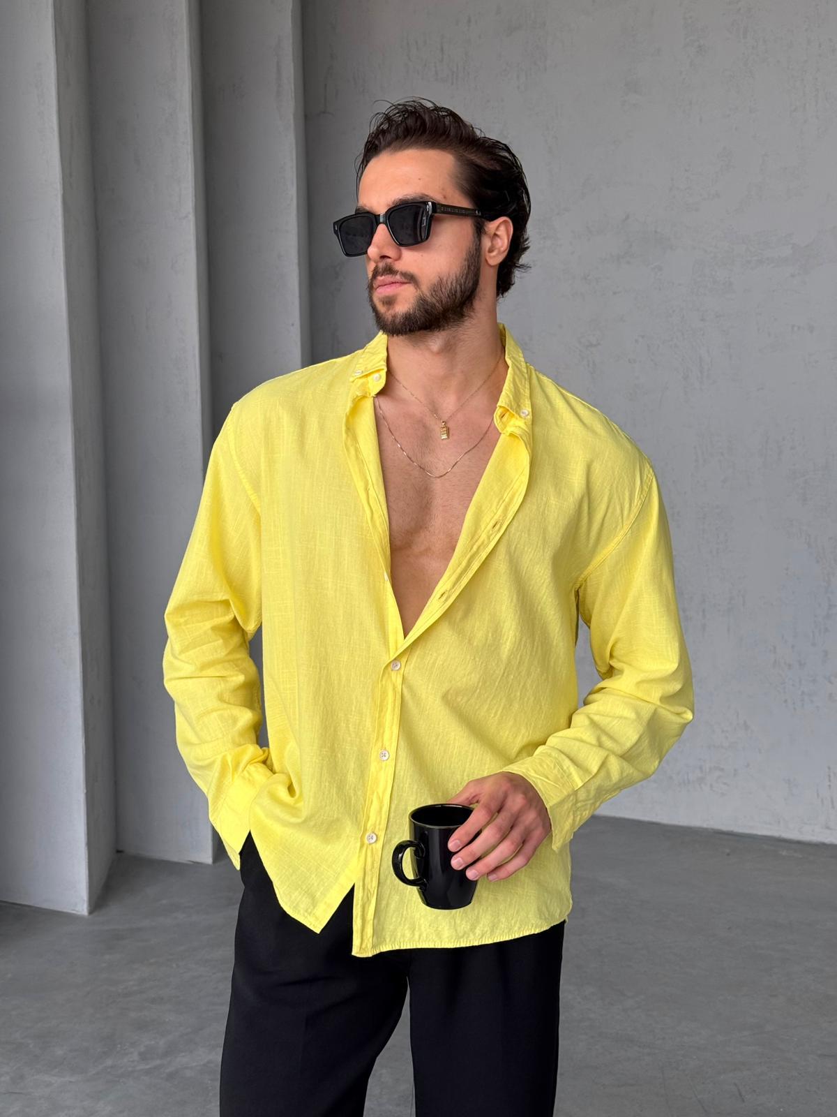 Fresh Linen Shirt - Yellow | GML.05