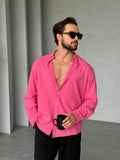 Fresh Linen Shirt -Fuchsia | GML.05