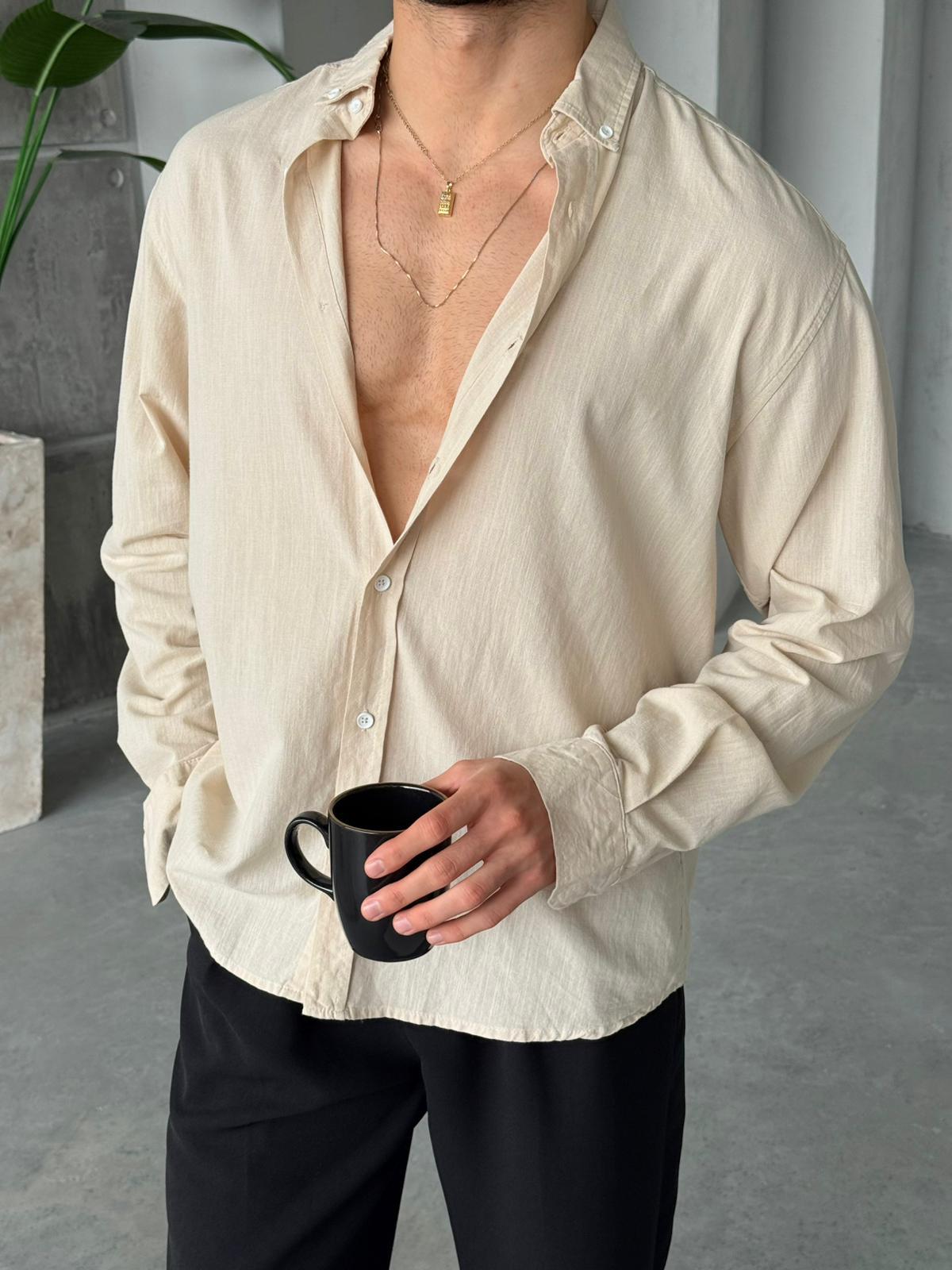 Fresh Linen Shirt - Cream | GML.05