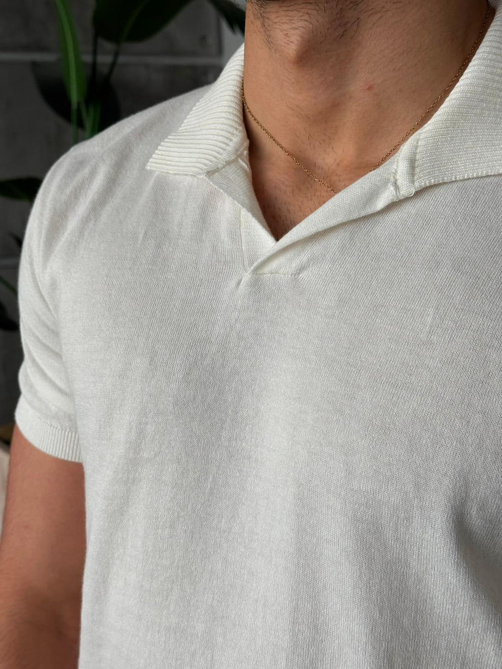 T-shirt Basic Polo - White | TST.07