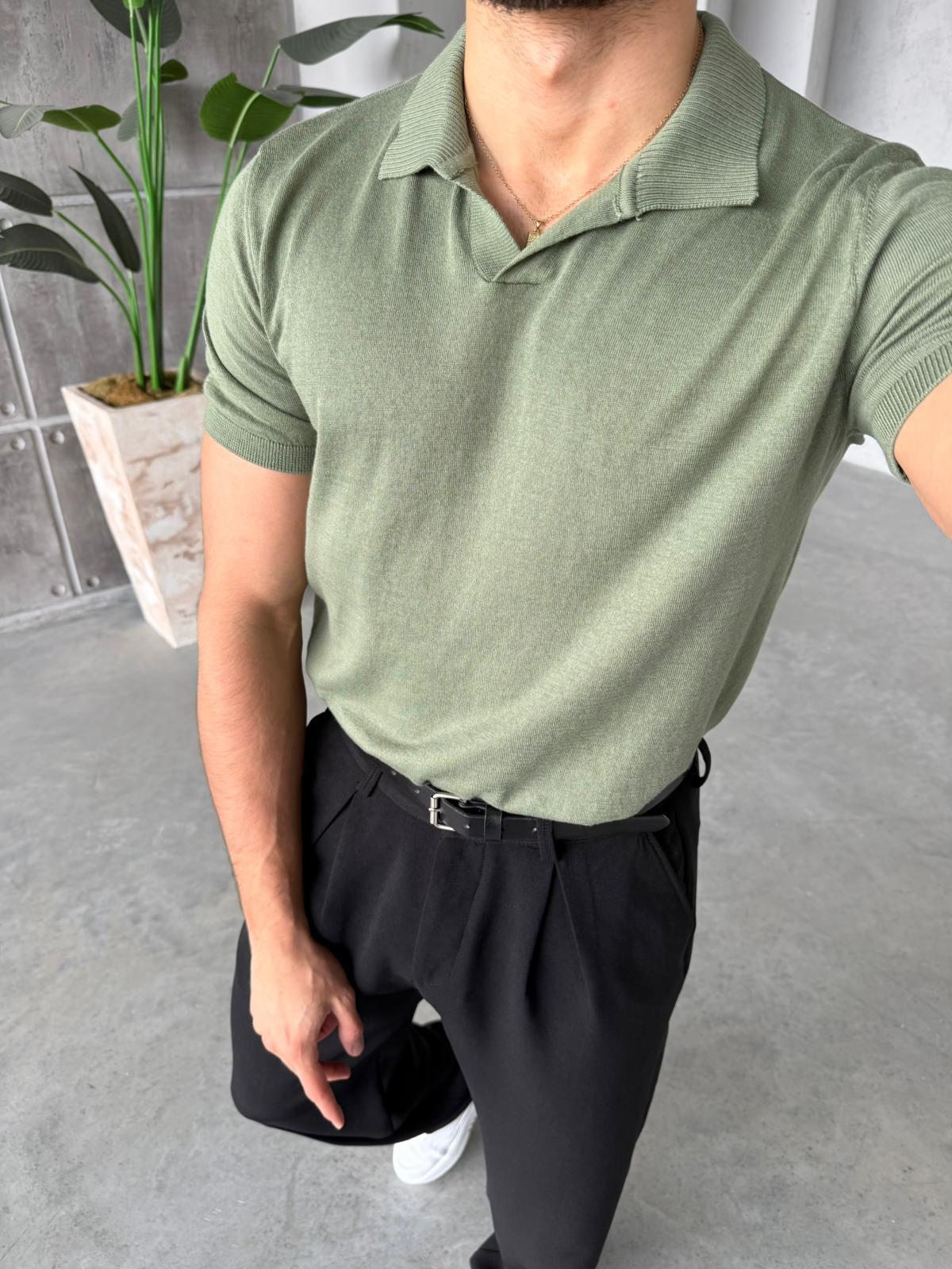 T-shirt Basic Polo - Green | TST.07