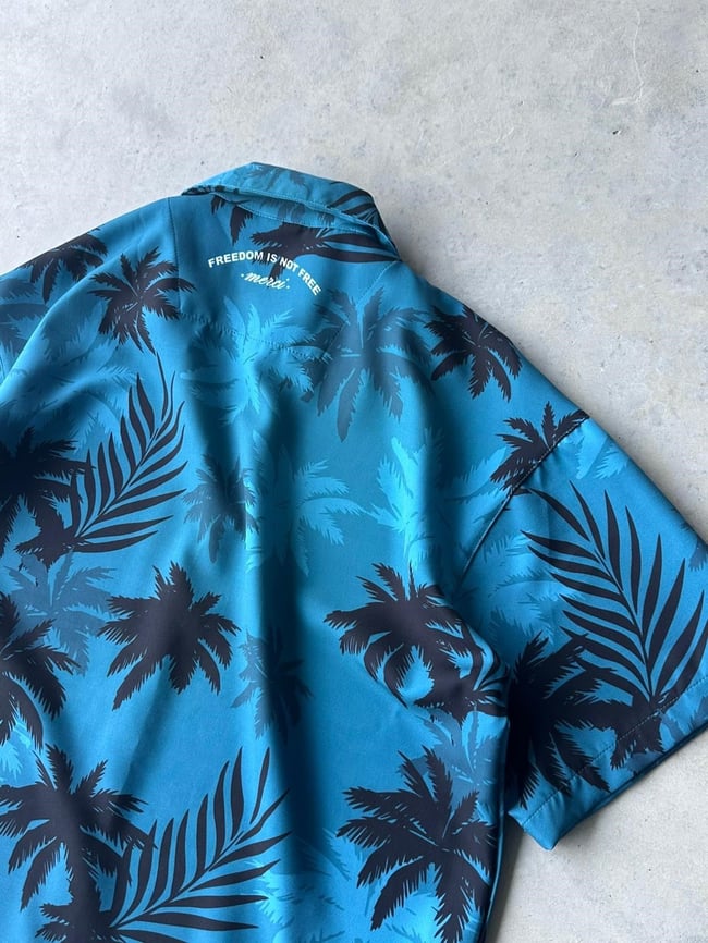 PALMA BLUE Oversize Shirt | GML.016