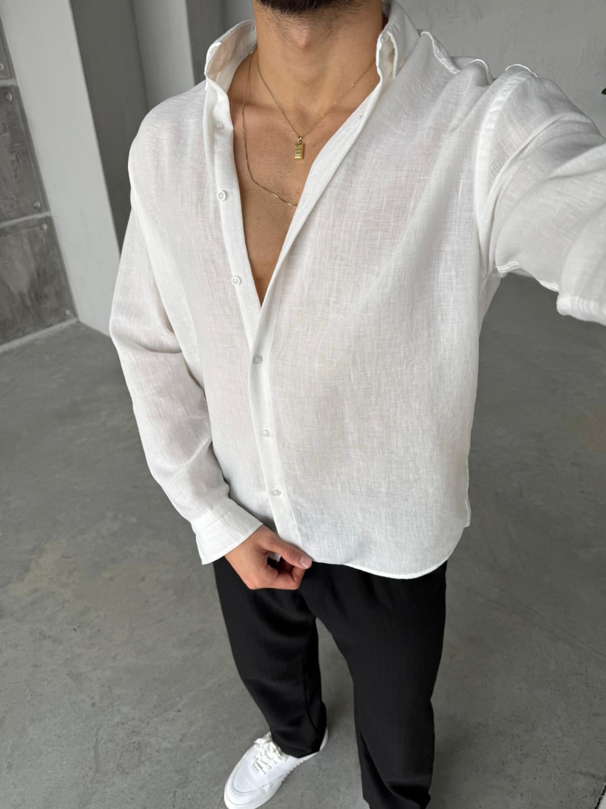 Kemishe Oversize - e bardhe