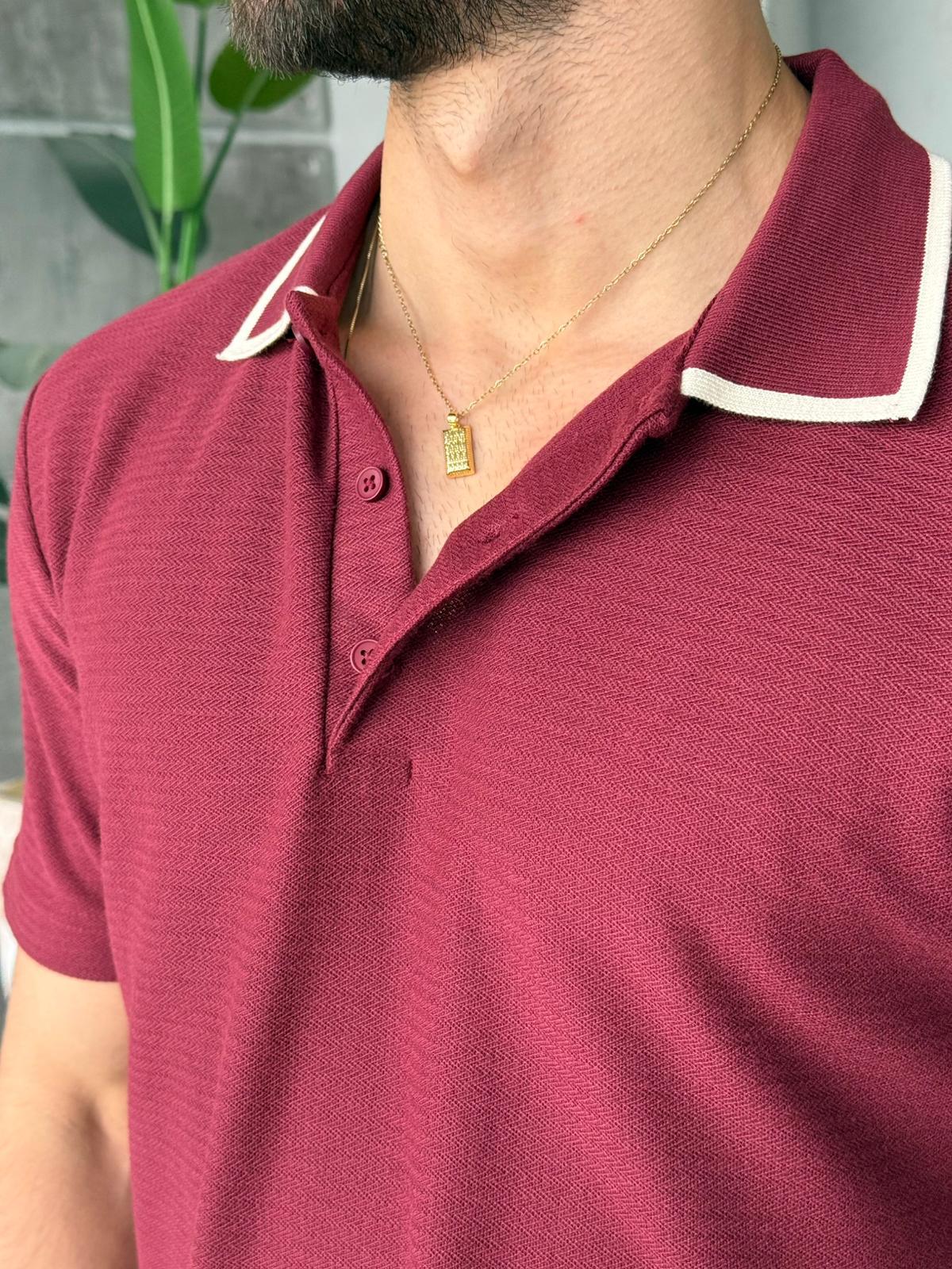 T-shirt Polo - Bordo | TST.04
