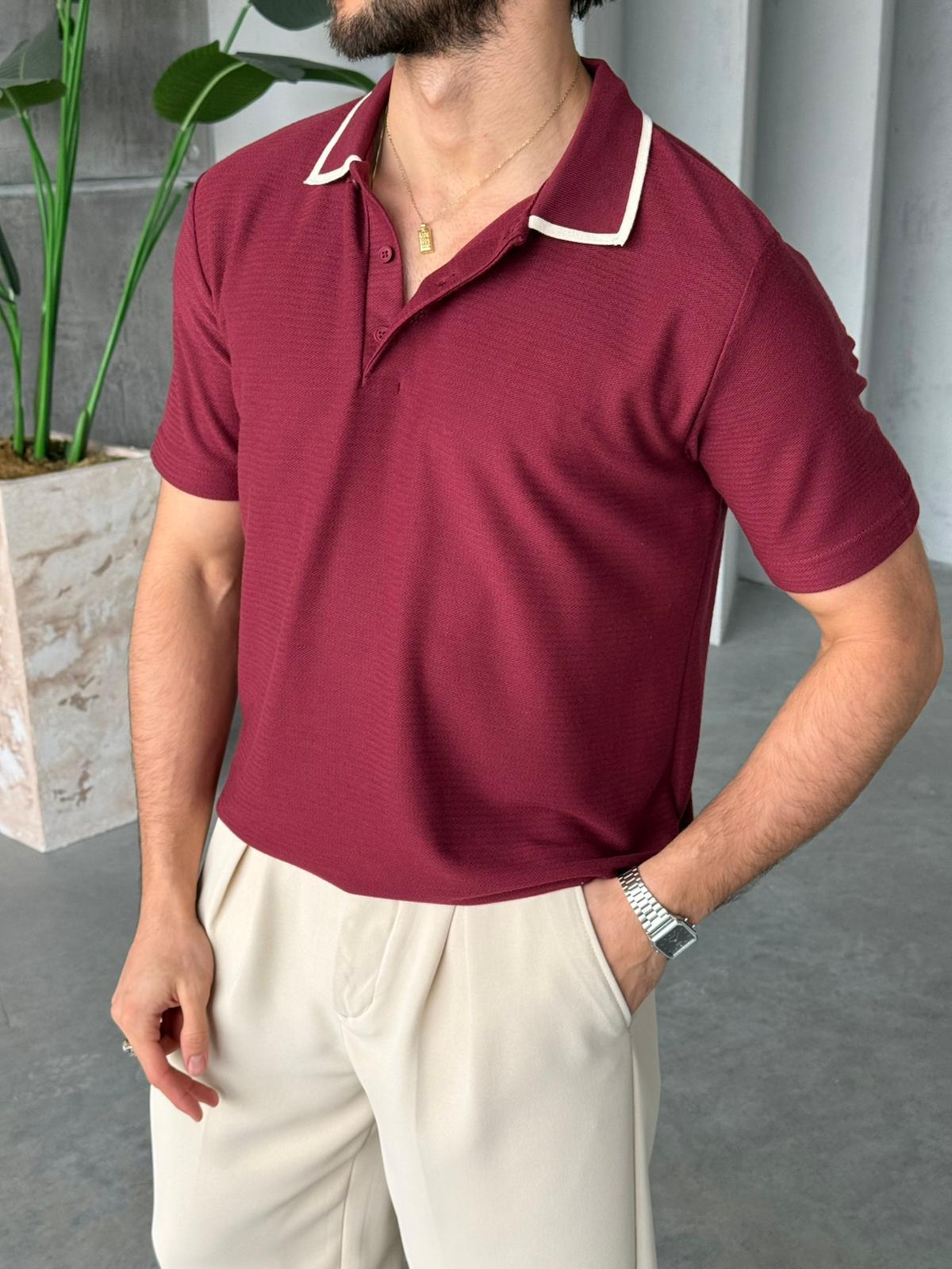 T-shirt Polo - Bordo | TST.04