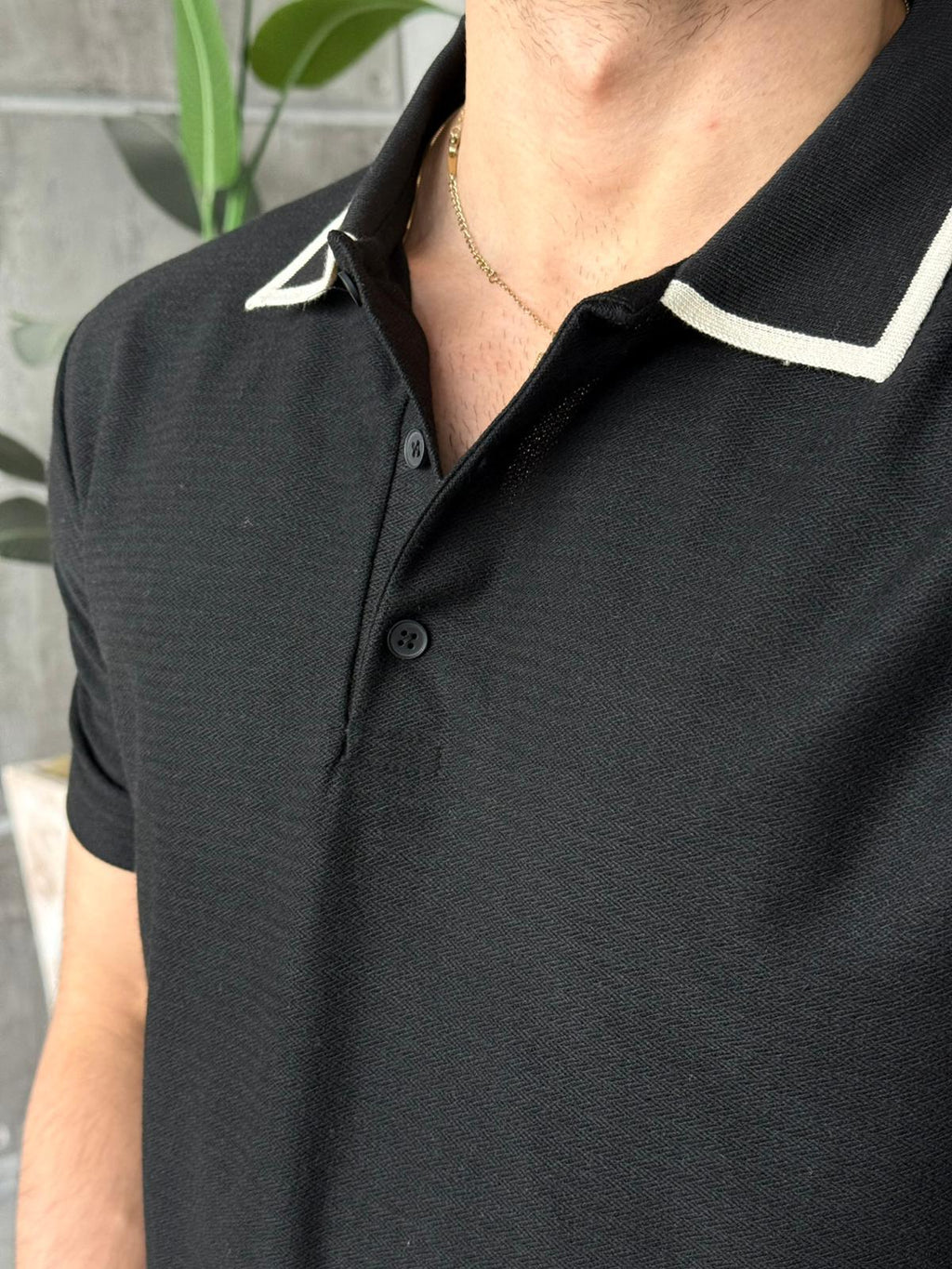 T-shirt Polo - Black | TST.04