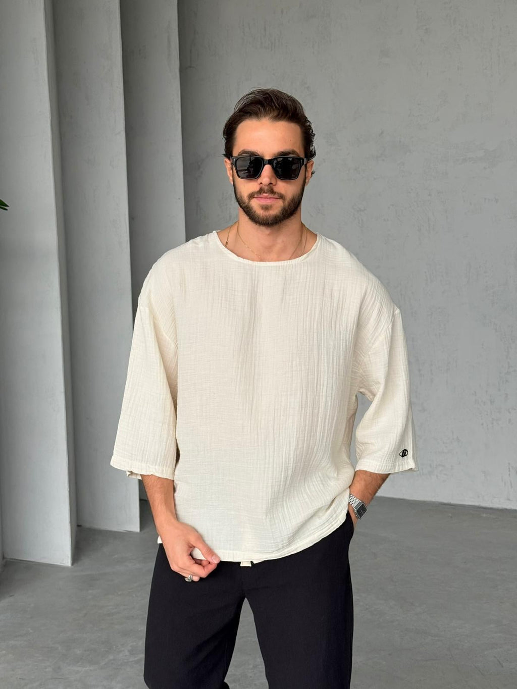 T-shirt G - Cream | TST.06