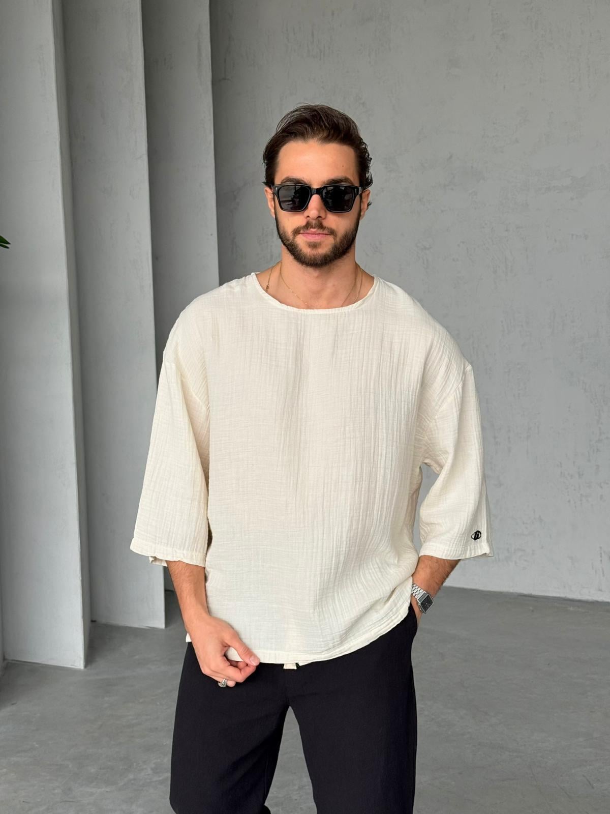 T-shirt G - Cream | TST.06