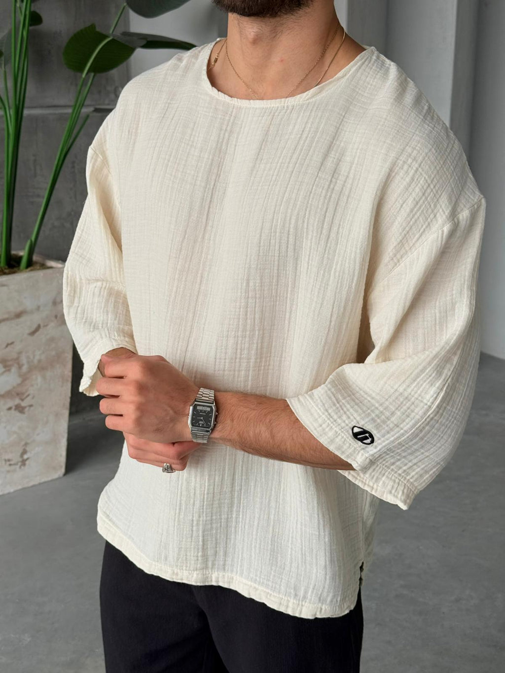 T-shirt G - Cream | TST.06